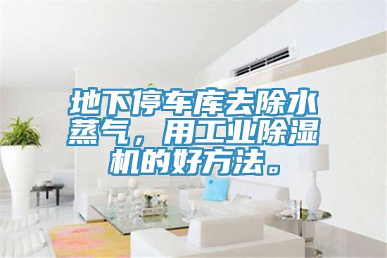 地下停車庫去除水蒸氣，用工業杏仁视频APP成人官方污的好方法。