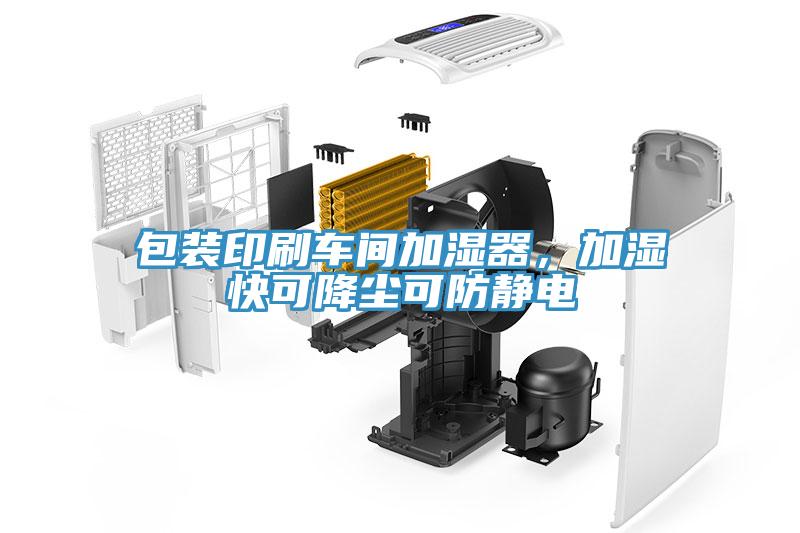 包裝印刷車間加濕器，加濕快可降塵可防靜電