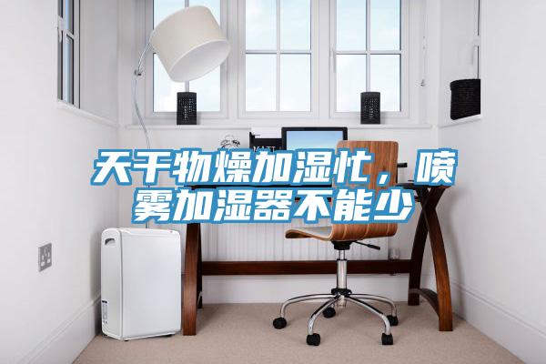 天幹物燥加濕忙，噴霧加濕器不能少
