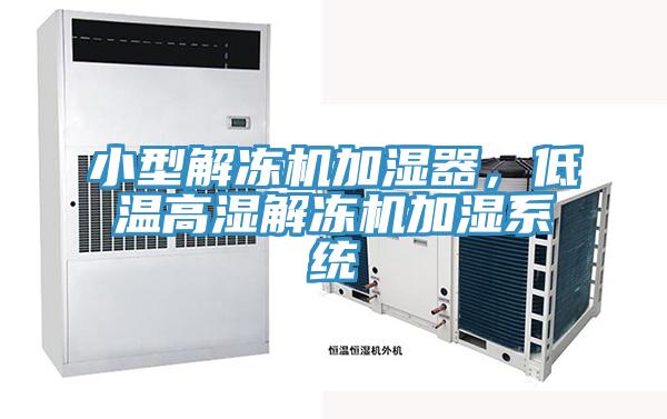 小型解凍機加濕器，低溫高濕解凍機加濕係統