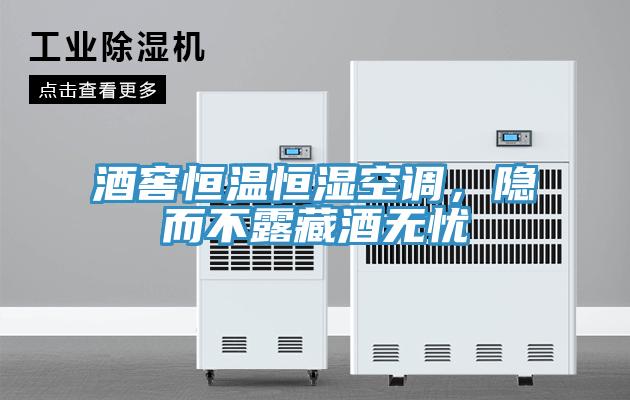酒窖恒溫恒濕空調，隱而不露藏酒無憂