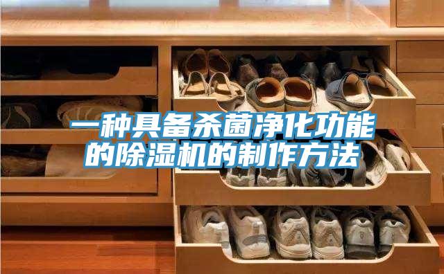 一種具備殺菌淨化功能的杏仁视频APP成人官方污的製作方法