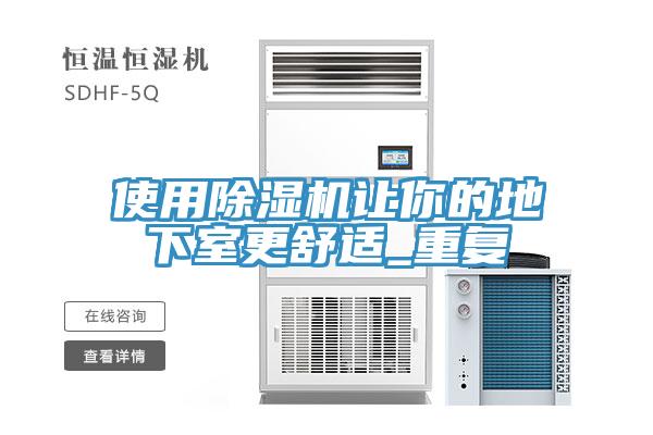 使用杏仁视频APP成人官方污讓你的地下室更舒適_重複