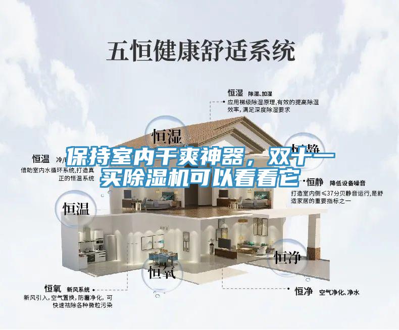 保持室內幹爽神器，雙十一買杏仁视频APP成人官方污可以看看它