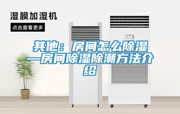 其他：房間怎麽除濕—房間除濕除潮方法介紹