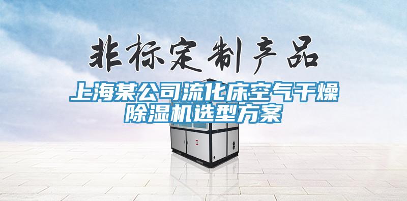 上海某公司流化床空氣幹燥杏仁视频APP成人官方污選型方案