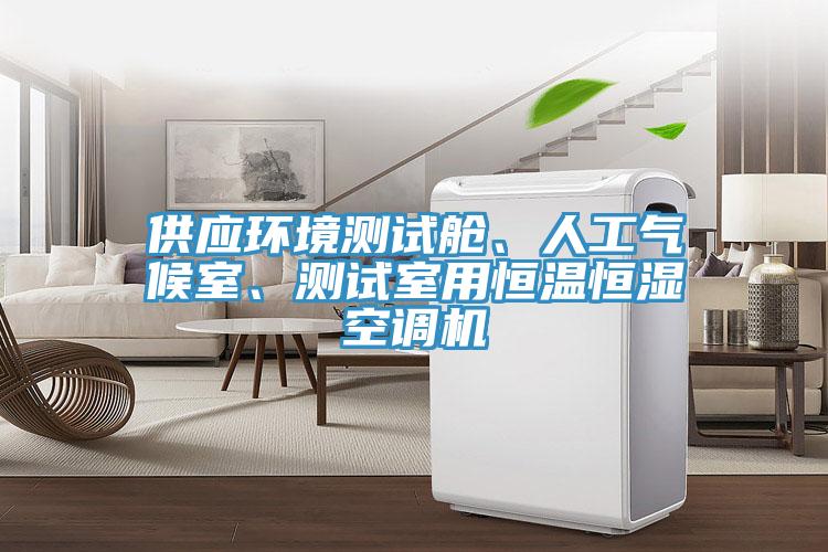 供應環境測試艙、人工氣候室、測試室用恒溫恒濕空調機
