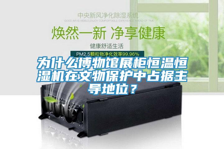 為什麽博物館展櫃恒溫恒濕機在文物保護中占據主導地位？