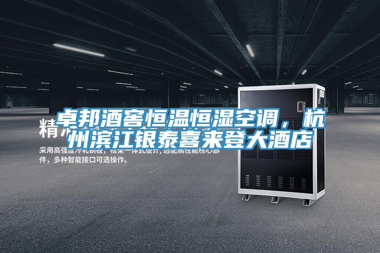 卓邦酒窖恒溫恒濕空調，杭州濱江銀泰喜來登大酒店