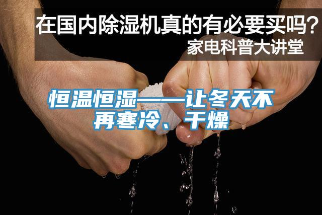 恒溫恒濕——讓冬天不再寒冷、幹燥