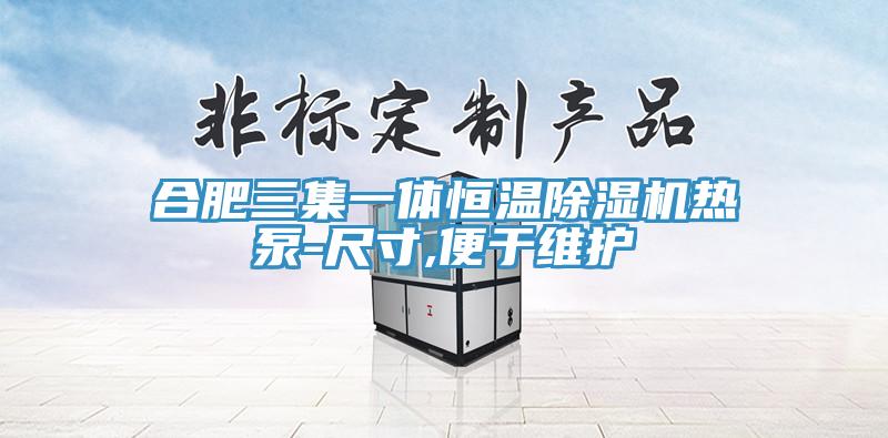 合肥三集一體恒溫杏仁视频APP成人官方污熱泵-尺寸,便於維護