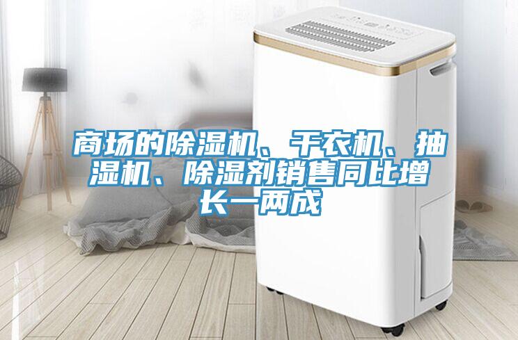 商場的杏仁视频APP成人官方污、幹衣機、抽濕機、除濕劑銷售同比增長一兩成