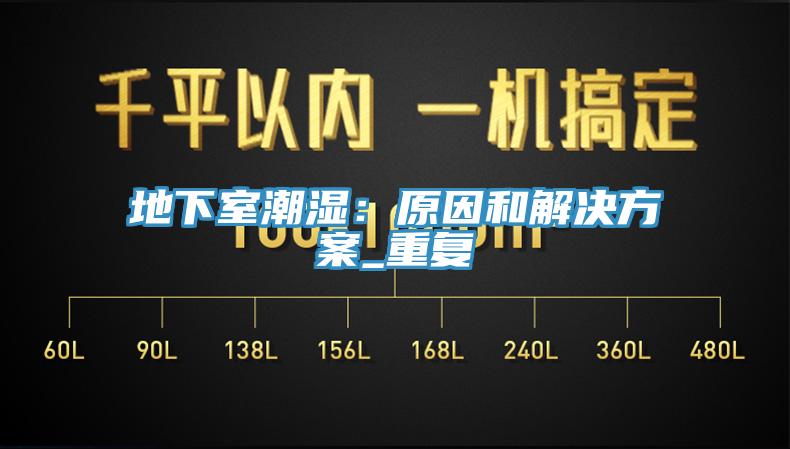地下室潮濕：原因和解決方案_重複