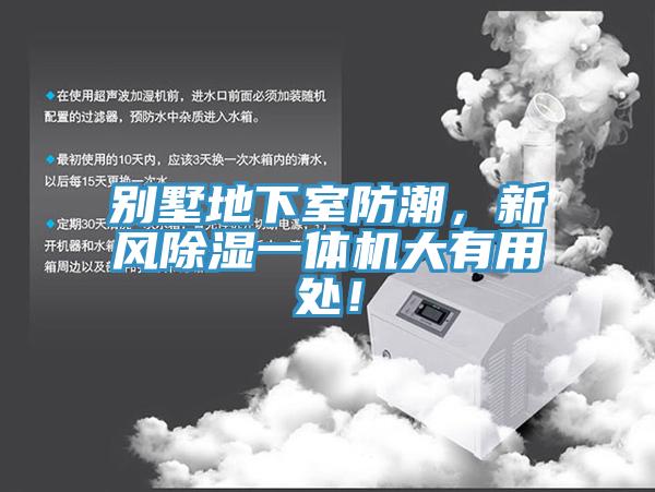 別墅地下室防潮，新風除濕一體機大有用處！
