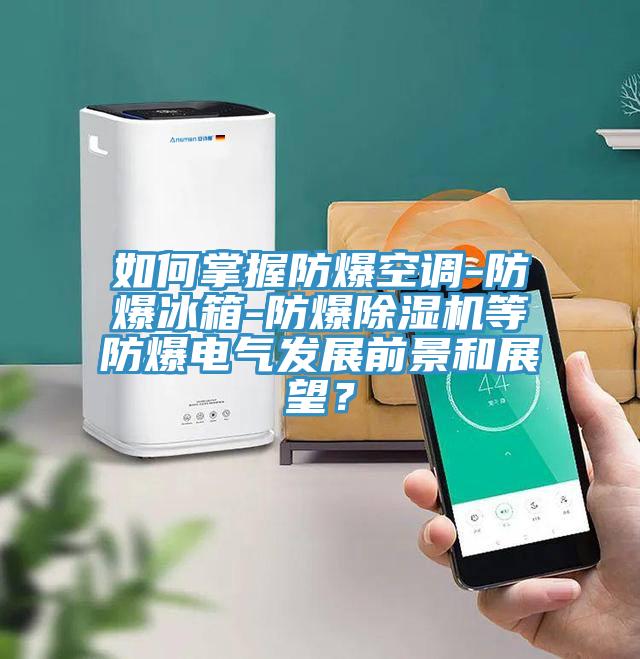 如何掌握防爆空調-防爆冰箱-防爆杏仁视频APP成人官方污等防爆電氣發展前景和展望？