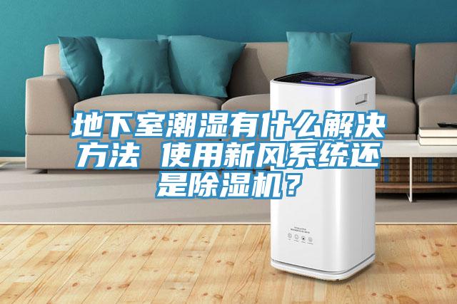 地下室潮濕有什麽解決方法 使用新風係統還是杏仁视频APP成人官方污？