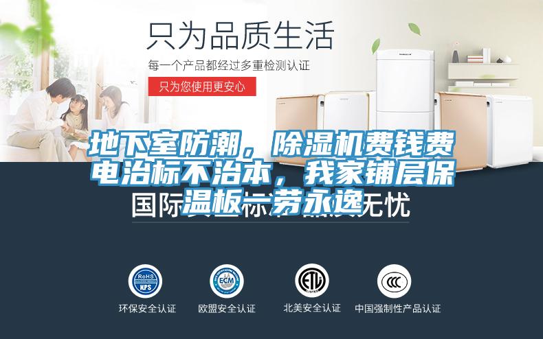 地下室防潮，杏仁视频APP成人官方污費錢費電治標不治本，我家鋪層保溫板一勞永逸