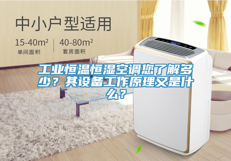 工業恒溫恒濕空調您了解多少？其設備工作原理又是什麽？