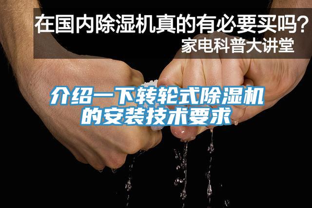 介紹一下轉輪式杏仁视频APP成人官方污的安裝技術要求