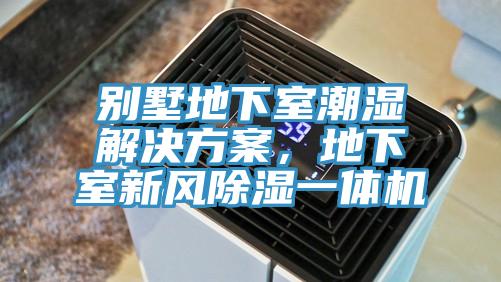 別墅地下室潮濕解決方案，地下室新風除濕一體機