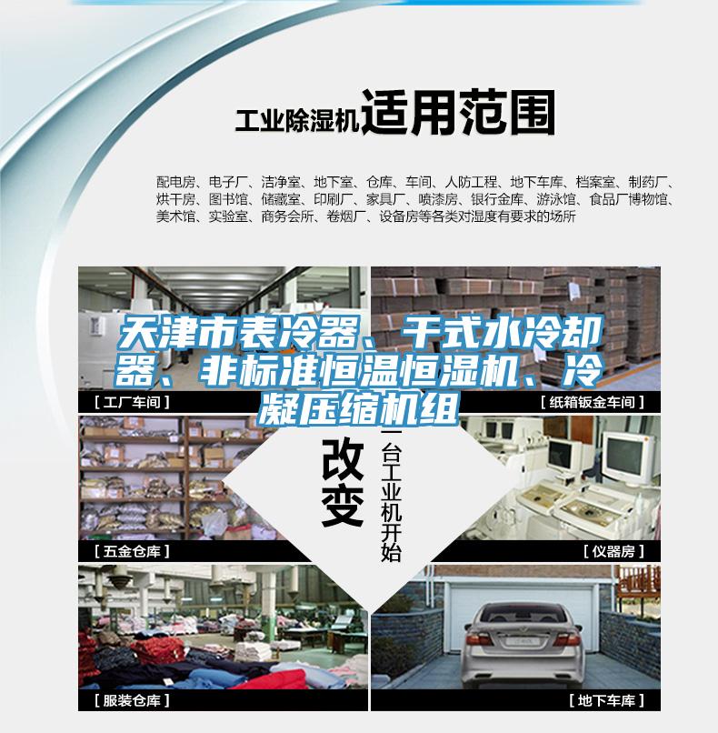 天津市表冷器、幹式水冷卻器、非標準恒溫恒濕機、冷凝壓縮機組