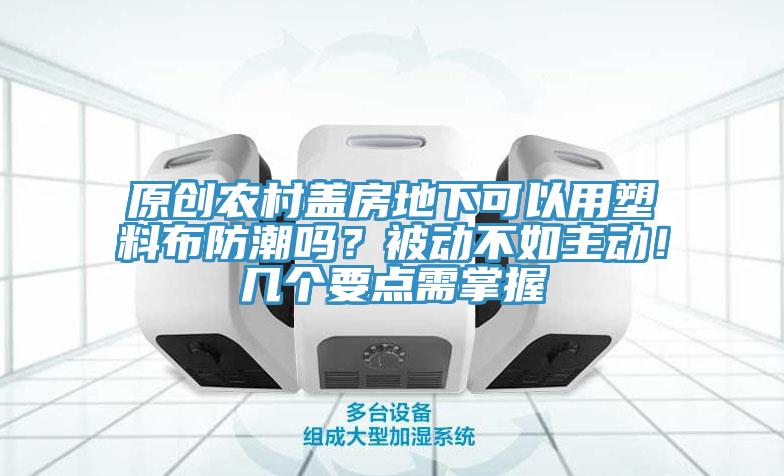 原創農村蓋房地下可以用塑料布防潮嗎？被動不如主動！幾個要點需掌握