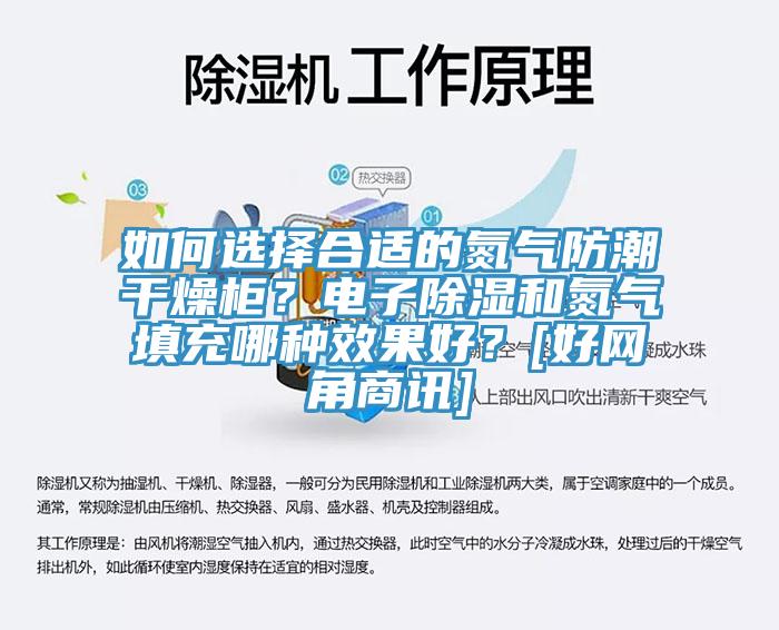 如何選擇合適的氮氣防潮幹燥櫃？電子除濕和氮氣填充哪種效果好？[好網角商訊]