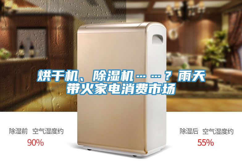 烘幹機、杏仁视频APP成人官方污……？雨天帶火家電消費市場