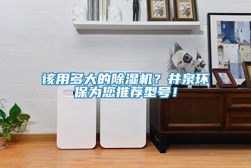 該用多大的杏仁视频APP成人官方污？井泉環保為您推薦型號！